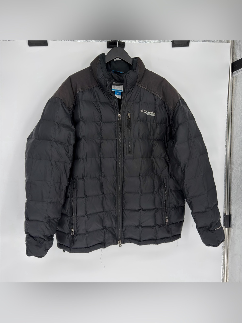 Columbia Field Gear Omni Shield Down Filled Black Puffer Jacket XXL Mens